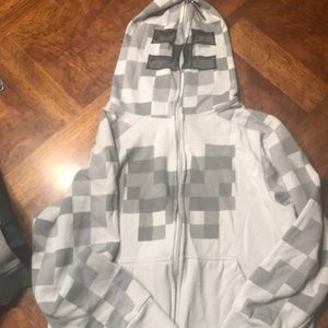 Kids Minecraft zip up sweatshirt